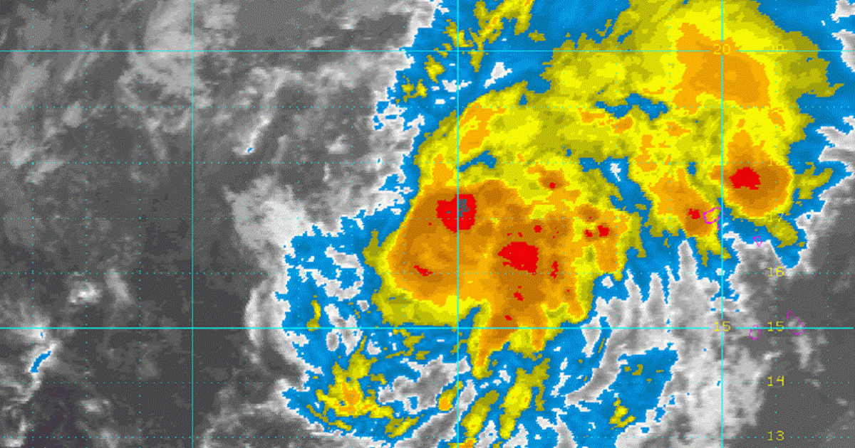 Depresión Tropical 13 es Tormenta Tropical Lisa © http://www.ssd.noaa.gov/