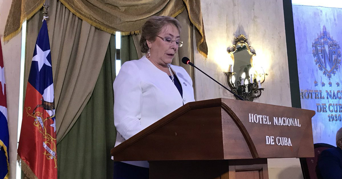 Michelle Bachelet © Twitter/CubaMinrex