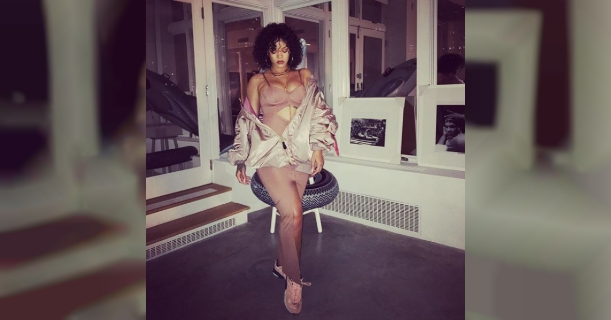 El estilo de Rihanna en varias fotos © Instagram/badgalriri