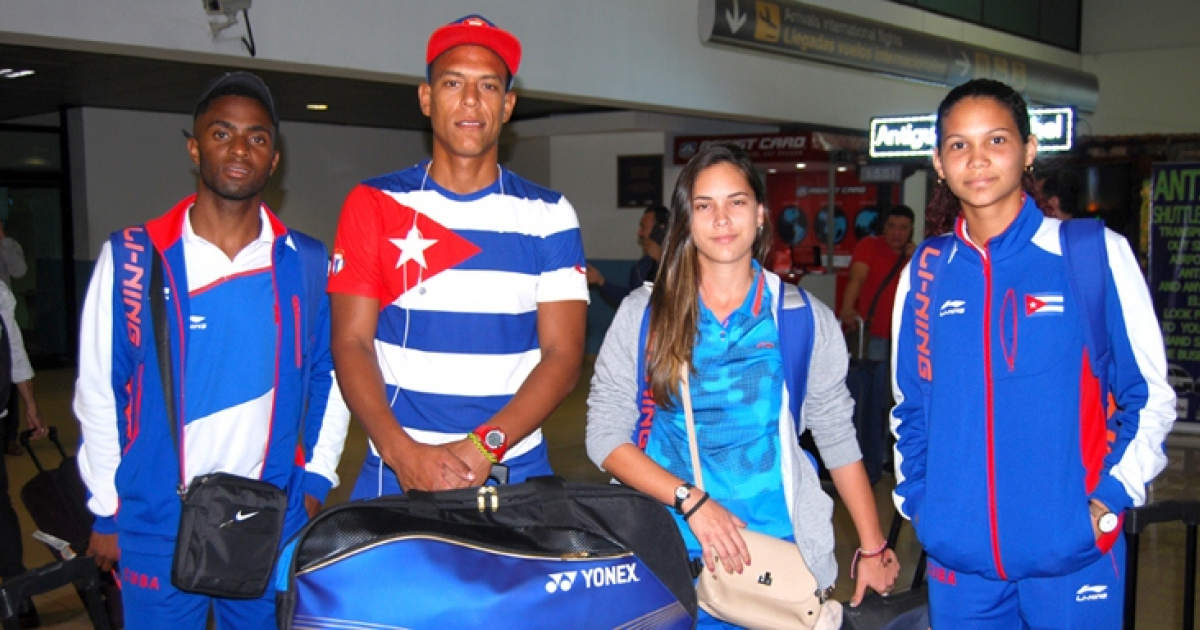 Badmintonistas cubanos en Guatemala © Bádminton/Prensa Latina