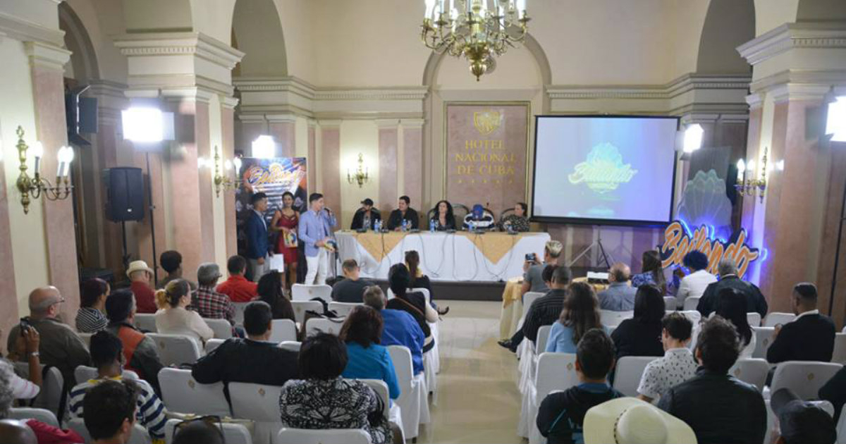 Conferencia de Prensa Bailando en Cuba © Facebook/BailandenCuba