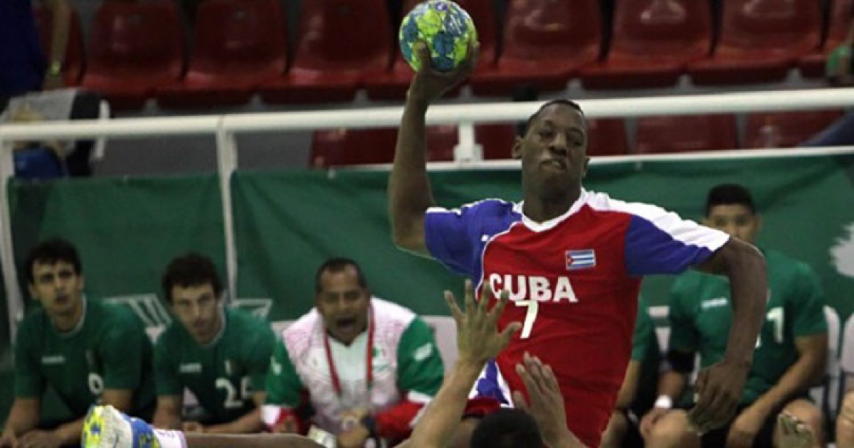 Jugador cubano de balonmano. © Radio Rebelde