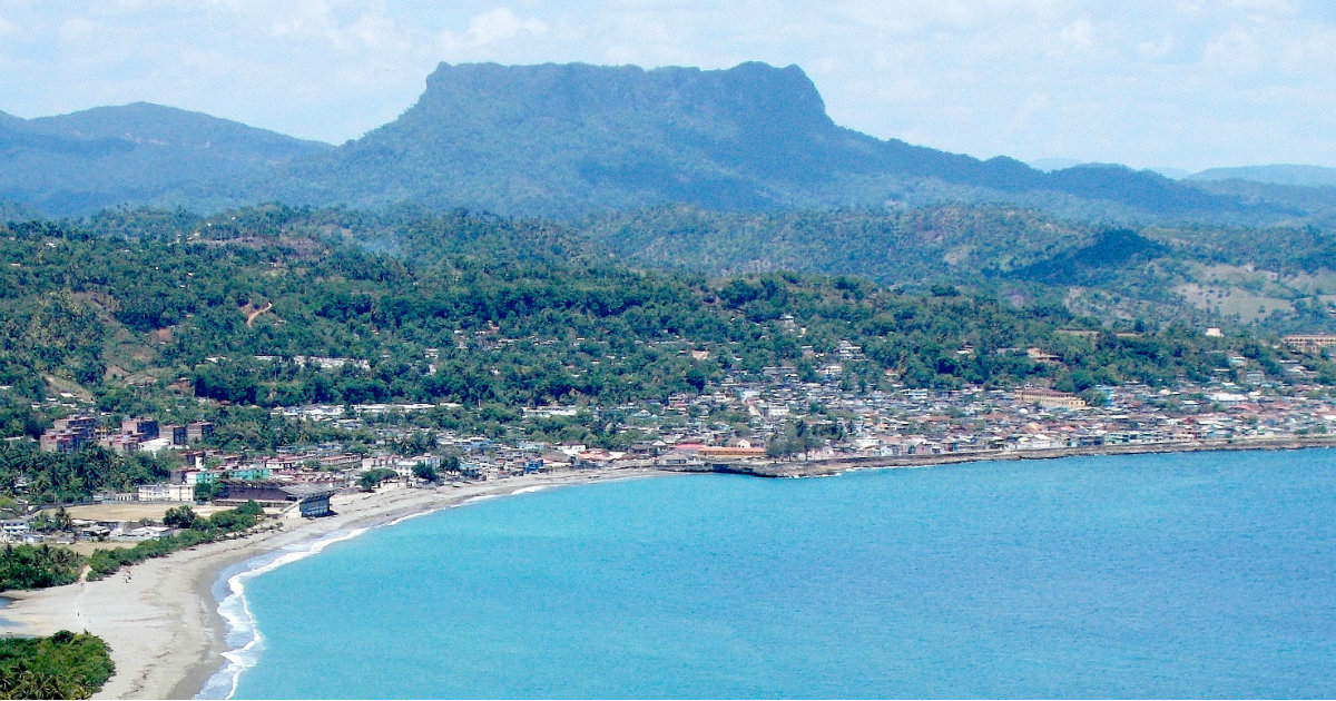 Imagen Aérea de Baracoa © Wikimedia
