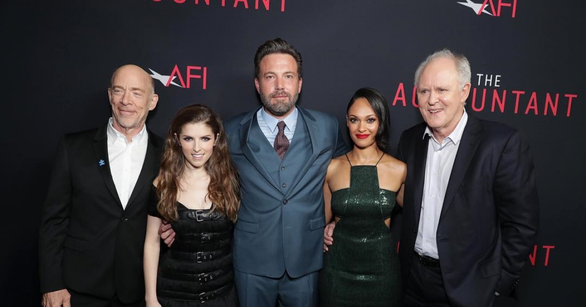 Ben Affleck con protagonistas de The Accountant © Instagram/ Ben Affleck