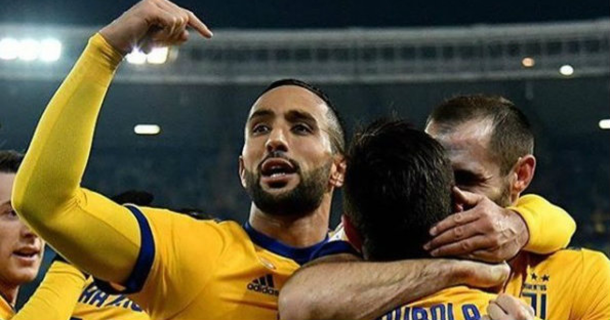 Benatia celebrando un gol con sus compañeros de la Juventus © Instagram / Benatia