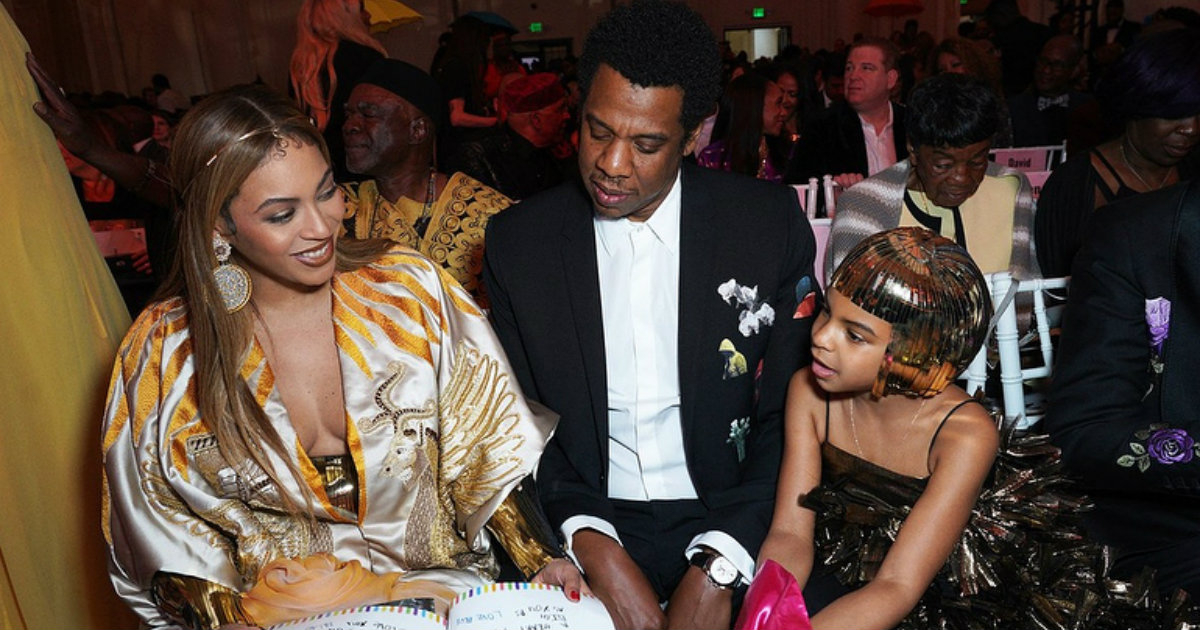 Beyoncé, Jay Z y Blue Ivy © Instagram/ Beylite