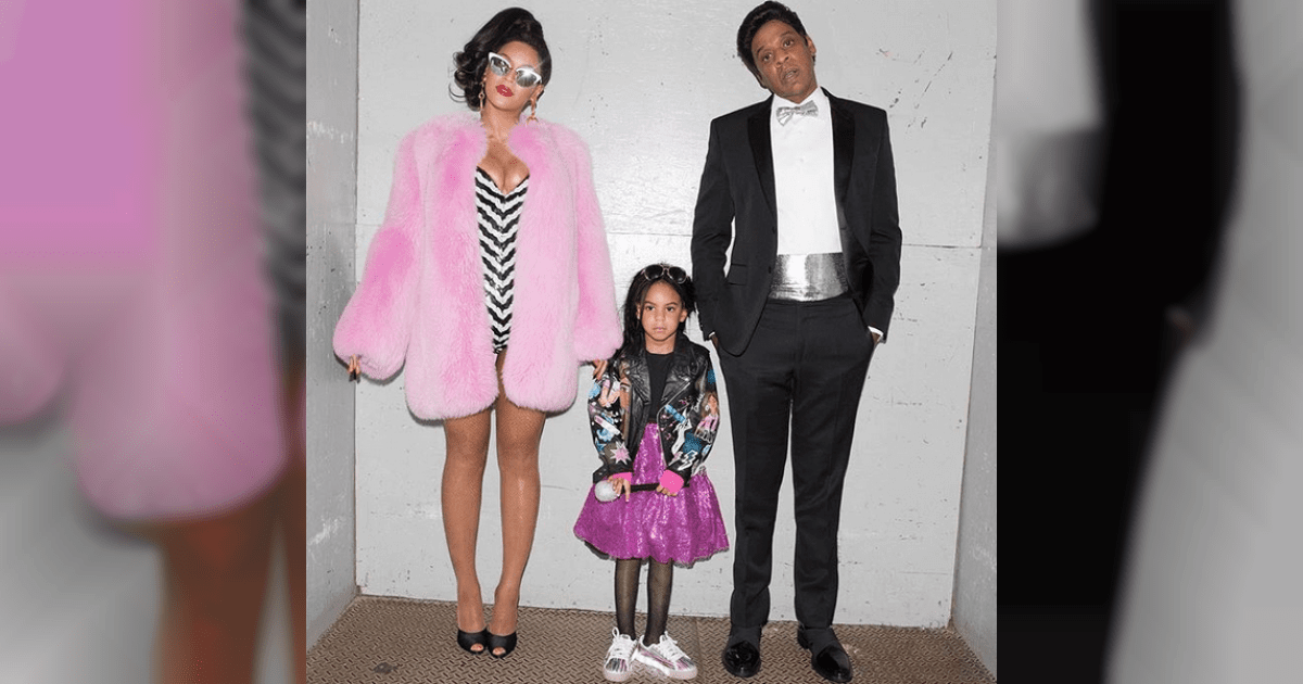 Beyonce y Jay-Z con su hija Ivy Blue © Instagram / Beyonce 