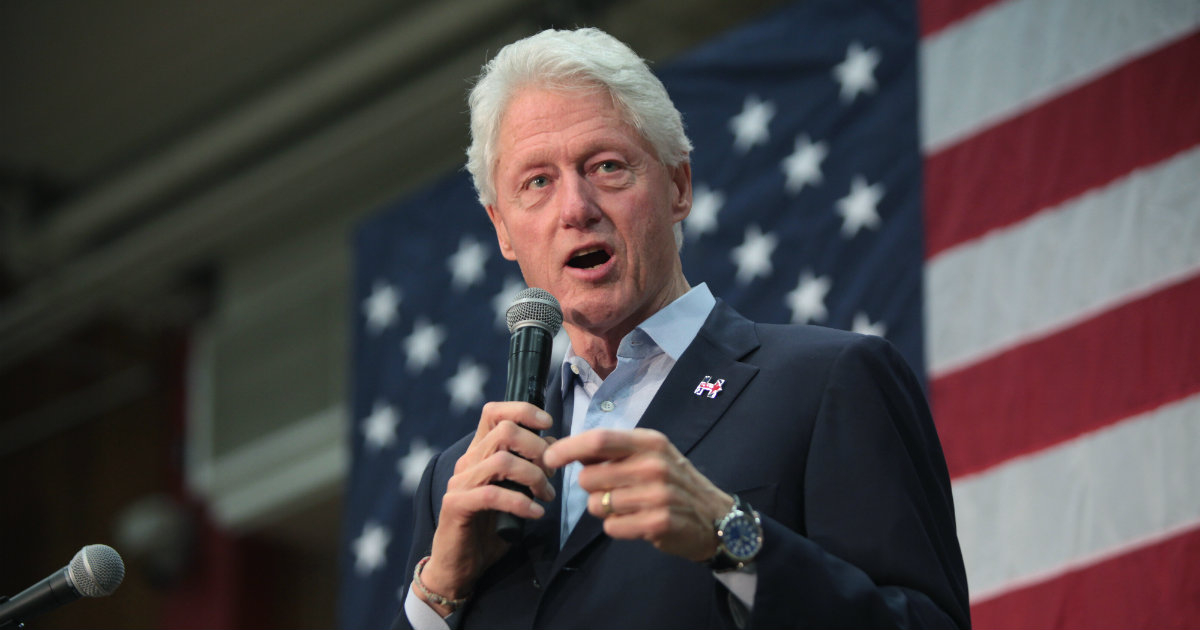 El expresidente Bill Clinton durante un discurso electoral © Flickr / Gage Skidmore