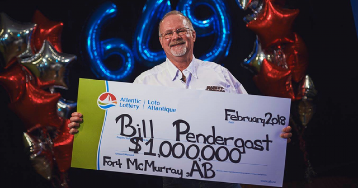 Bill Pendergast, ganador de la lotería. © Atlantic Lottery / Facebook