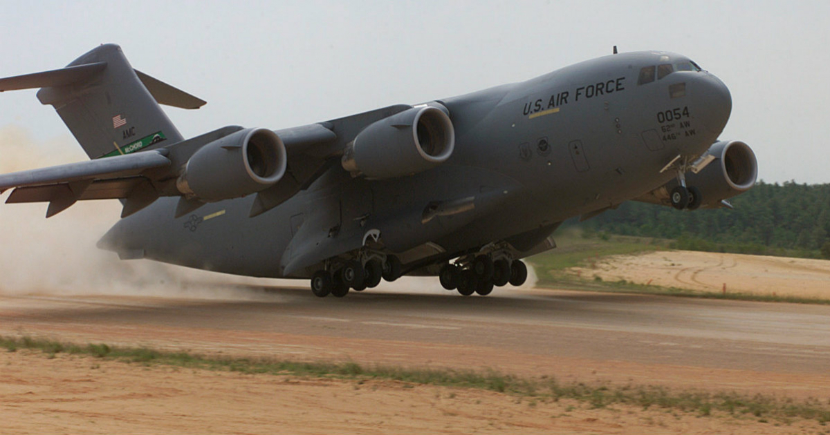 Avión militar Boeing C17 de Estados Unidos © Wikimedia