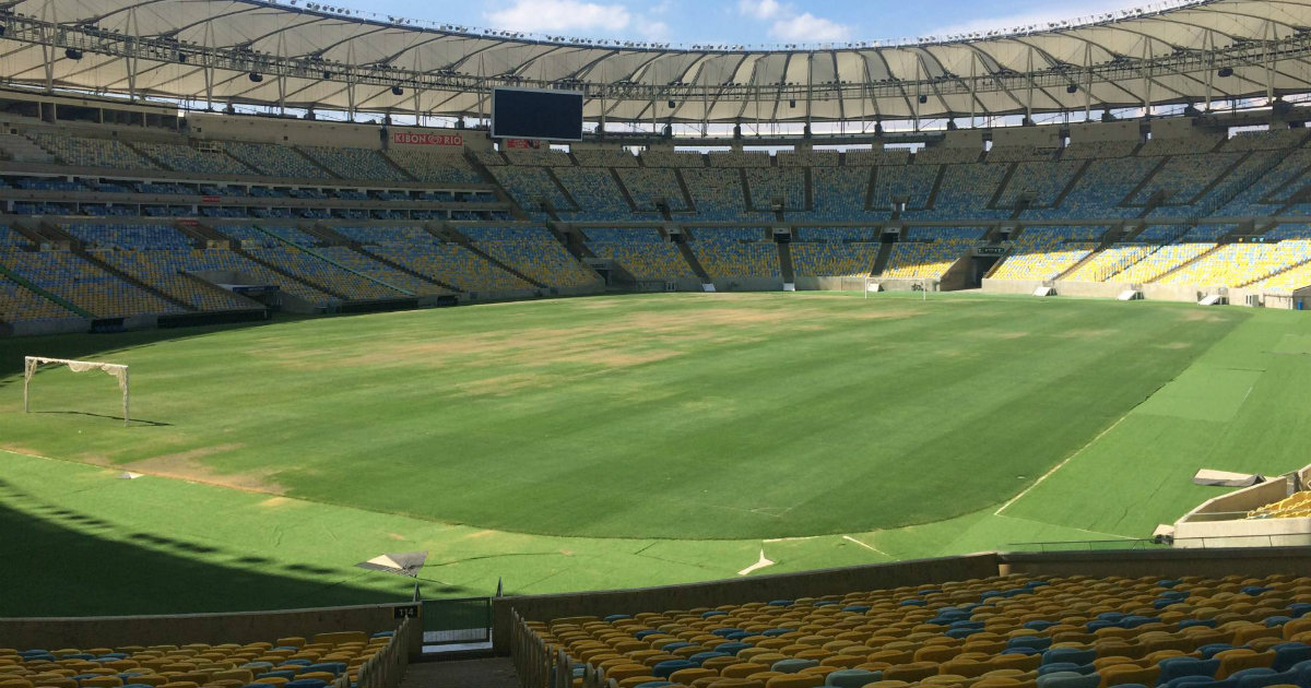 Estadio de Maracaná en estado de abandono © El País