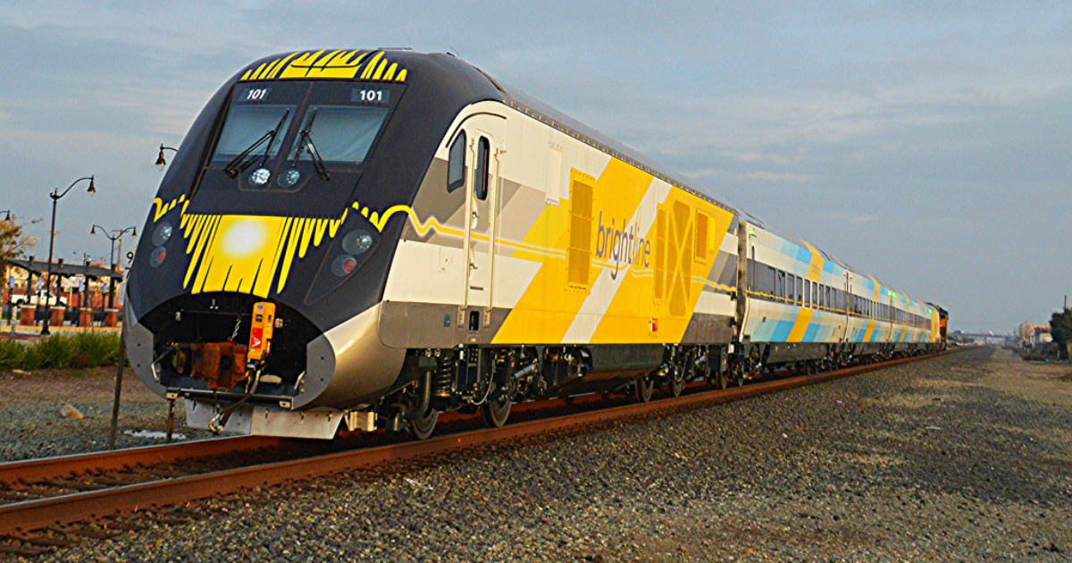 Tren de la Compañía Brightline © Wikimedia