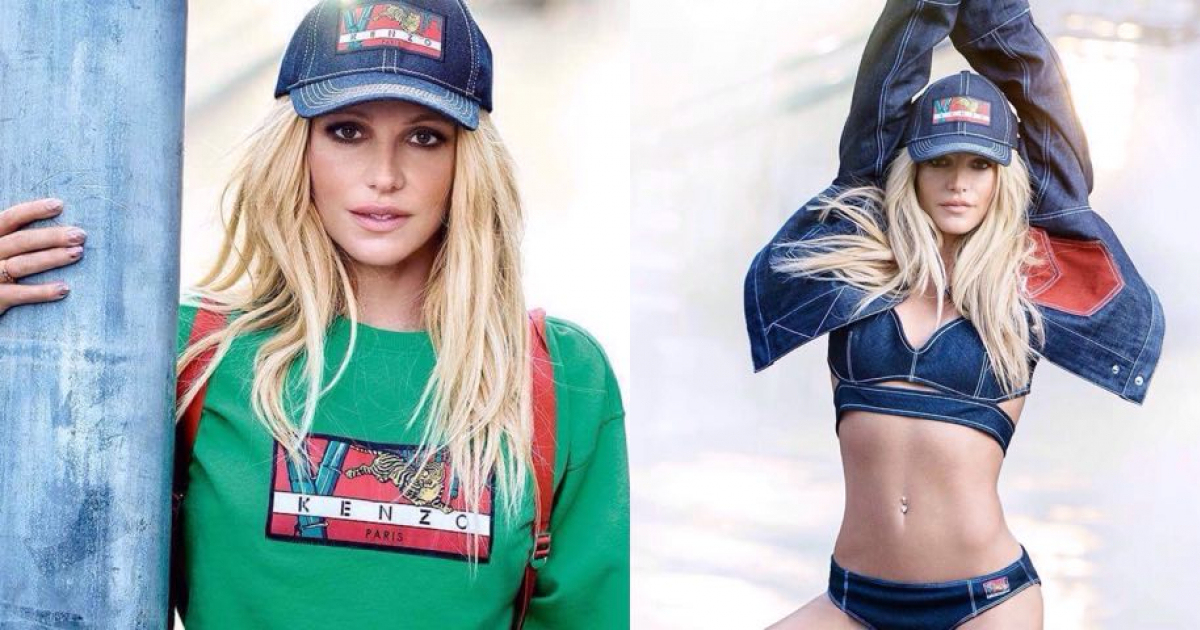 Britney Spears © Instagram/ KENZO/ Peter Lindbergh 