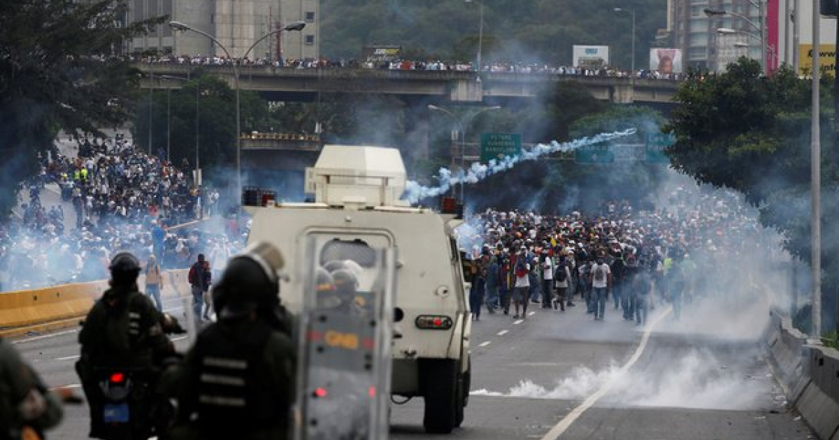 Protestas y crisis en Venezuela © @ReutersVzla
