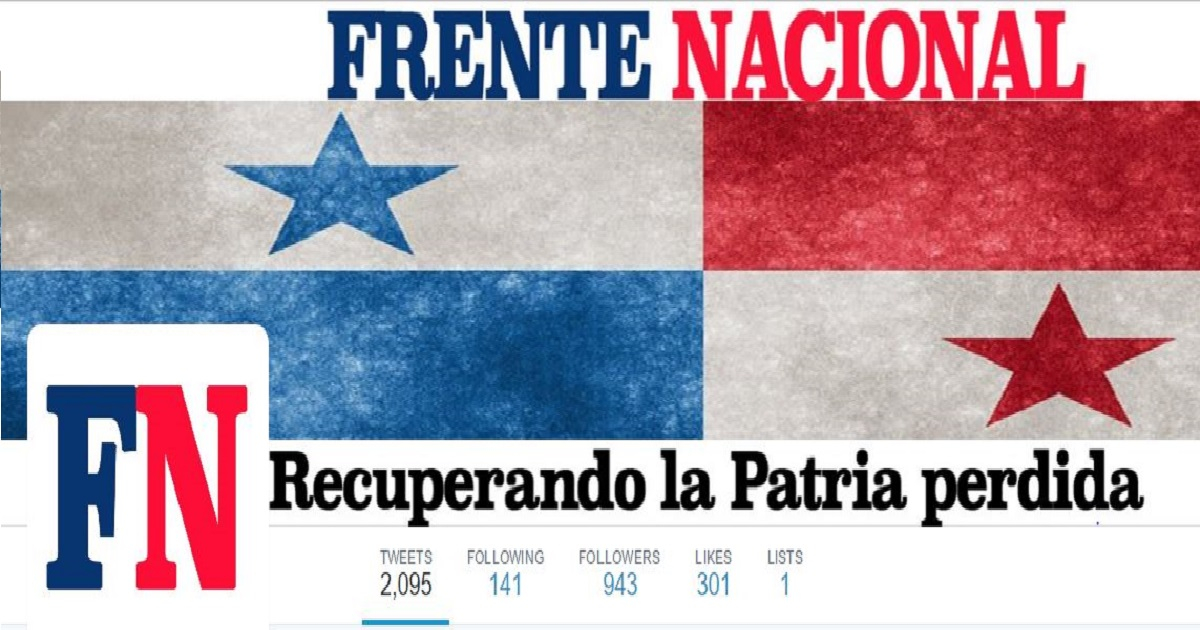 Cubanos y venezolanos son centro de "campaña xenófoba" en Panamá © Twitter/Frente Nacionalista del Pueblo Panameño