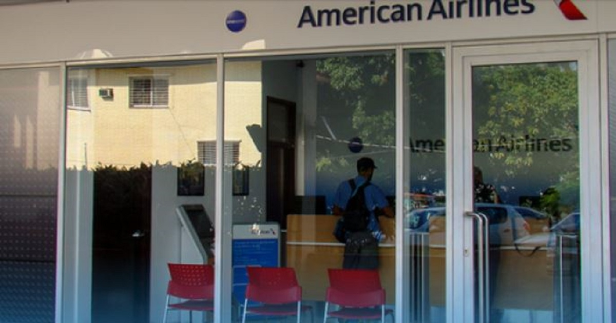 Taquilla de American Airlines en La Habana © Cibercuba