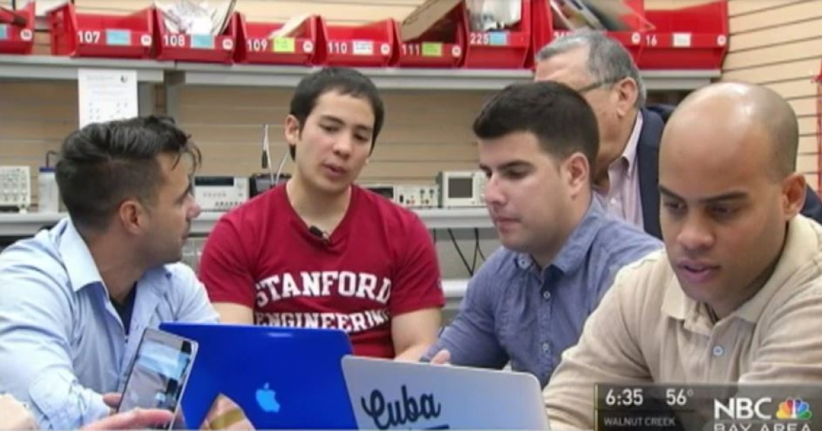 Jovenes informáticos cubanos en EEUU © Screenshot/NBC