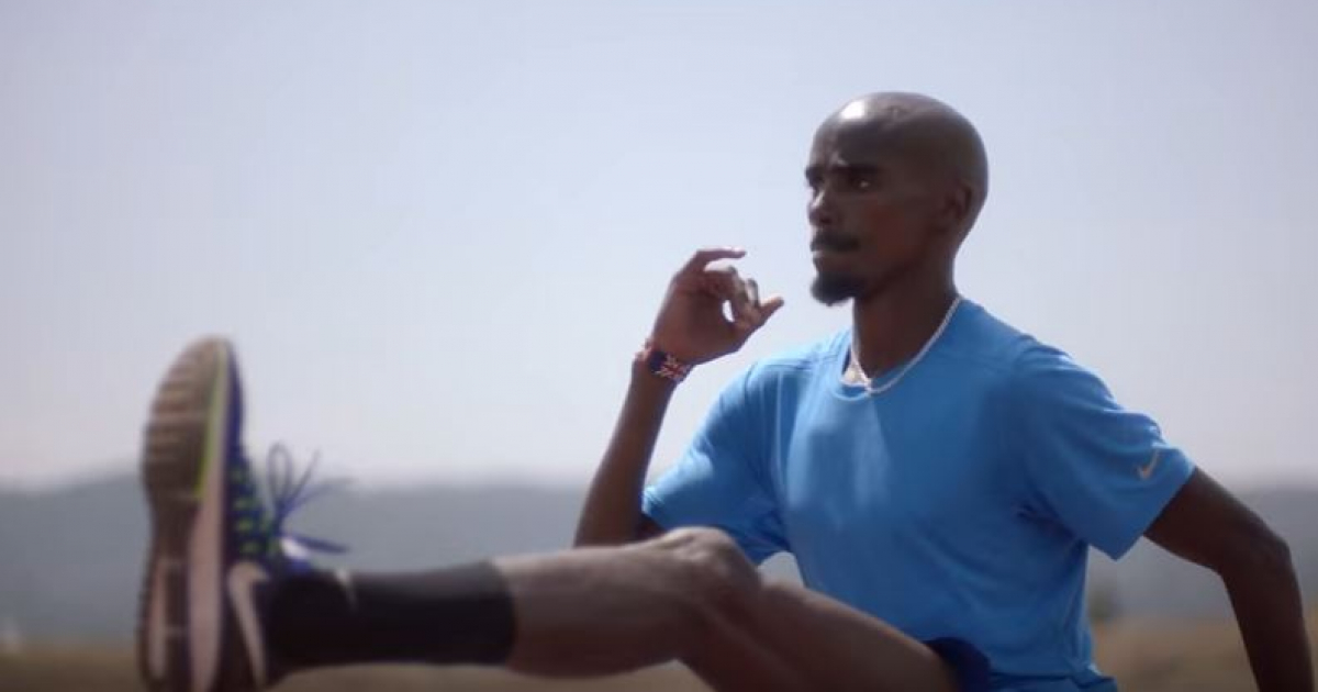 Mo Farah indocumentado en EEUU © Youtube/Nike