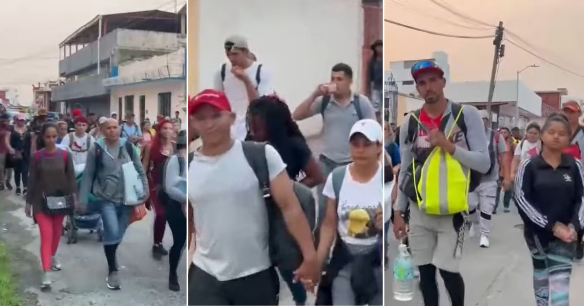 Caravana de migrantes cubanos detenida en Chiapas ante elecciones en México