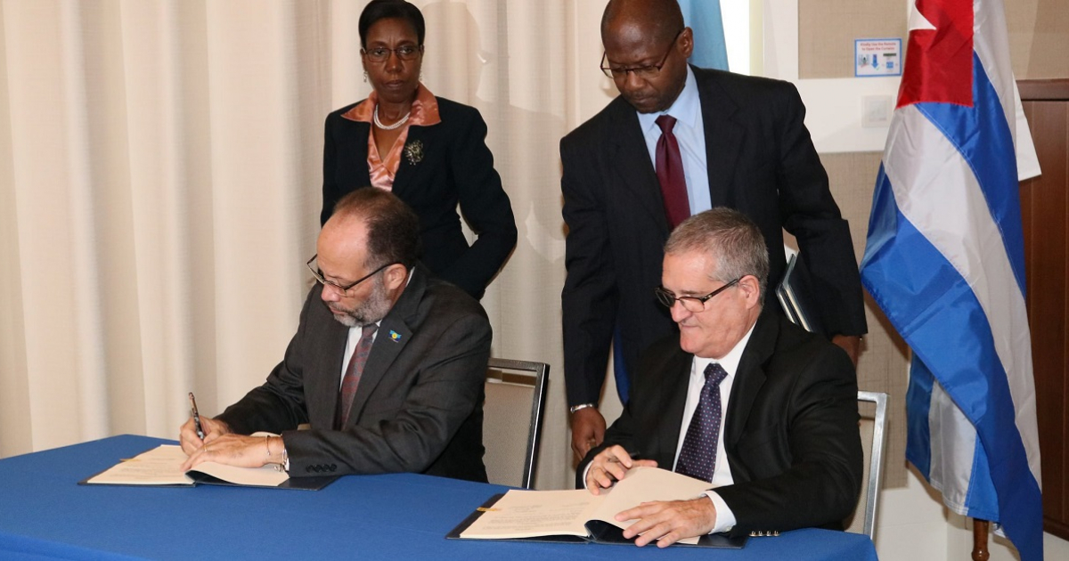 Firma de acuerdo entre Caricom y Cuba © Today.Caricom.org