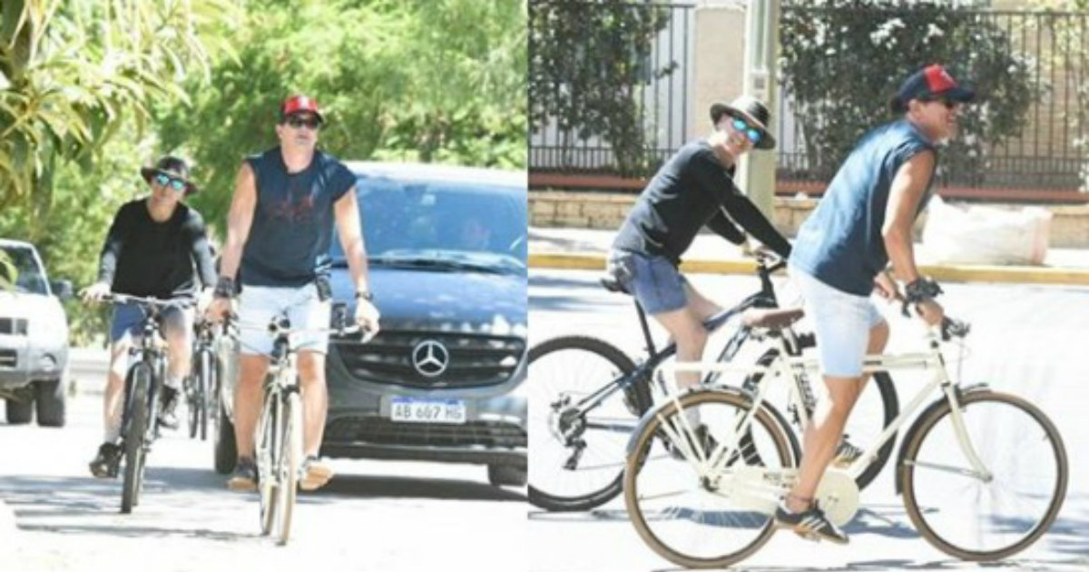 Carlos Vives en bicicleta por Argentina © Instagram/Carlos Vives