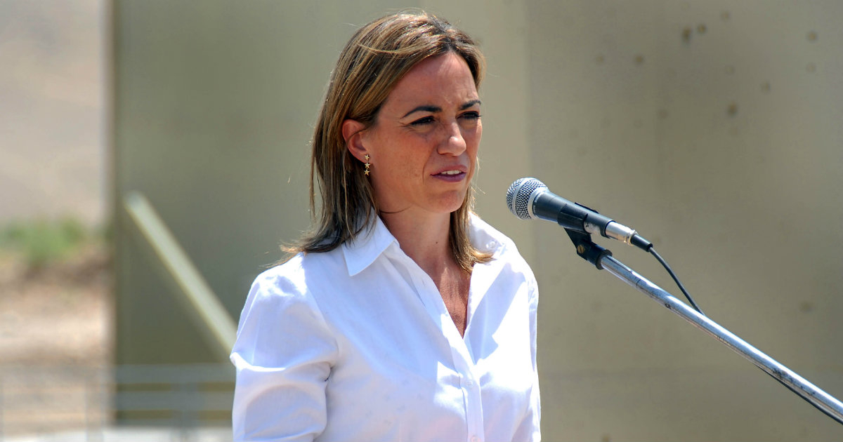 Carmen Chacón cuando era ministra de Defensa © Wikimedia Commons