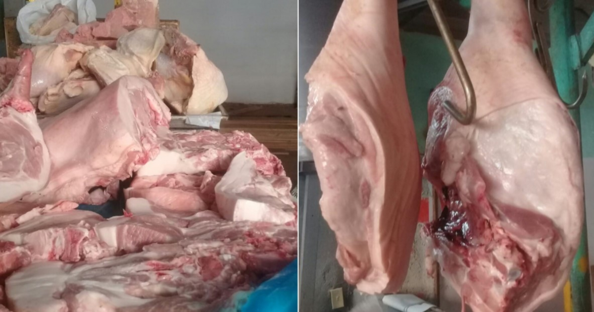 Precios de la carne de cerdo en La Habana superan los 1,100 pesos por libra