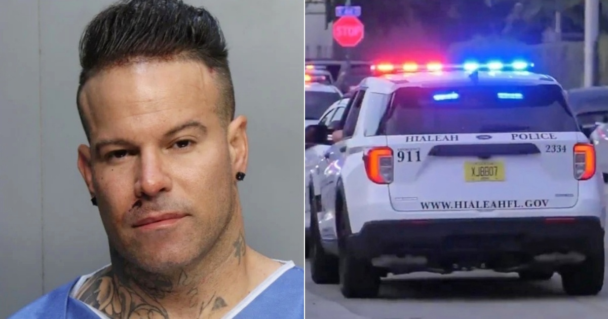 Cubano herido por policía de Hialeah mientras huía en un BMW robado