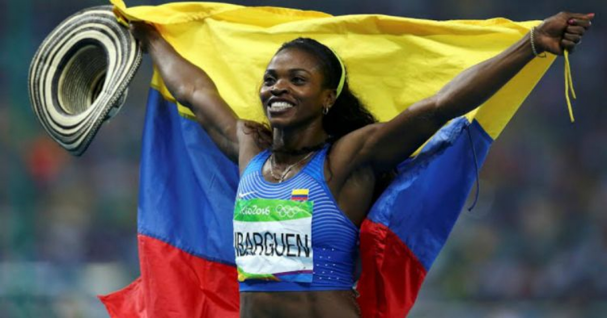 Presidente Colombiano homenajea a atleta colombiana Caterine Ibargüen © Cibercuba