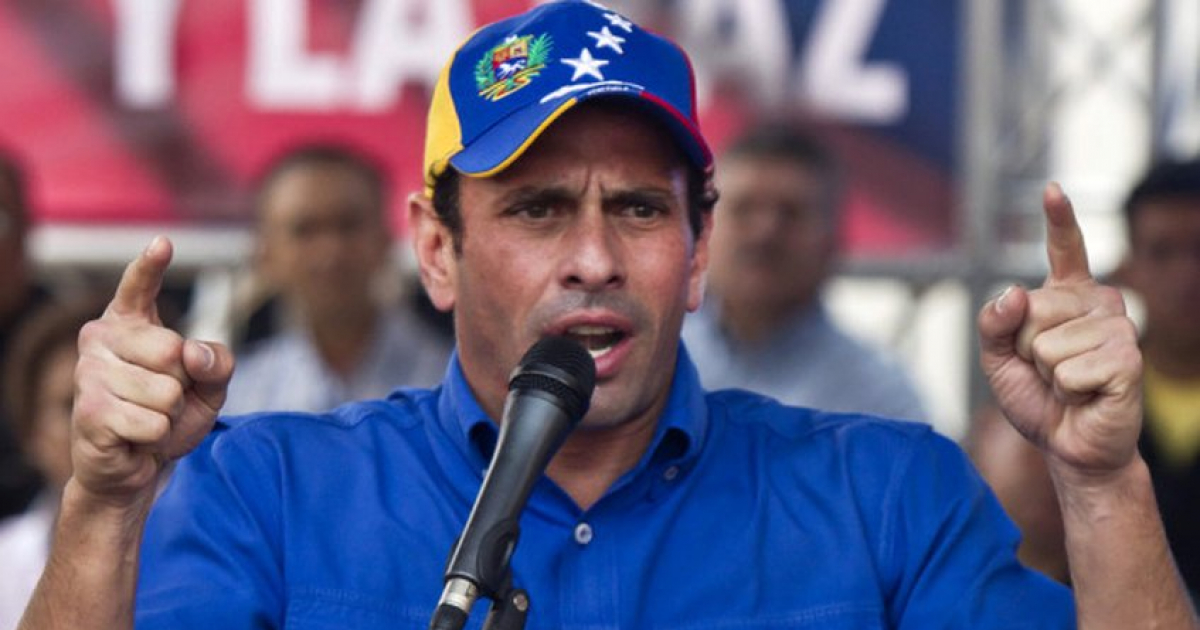 Henrique Capriles © globovision.com