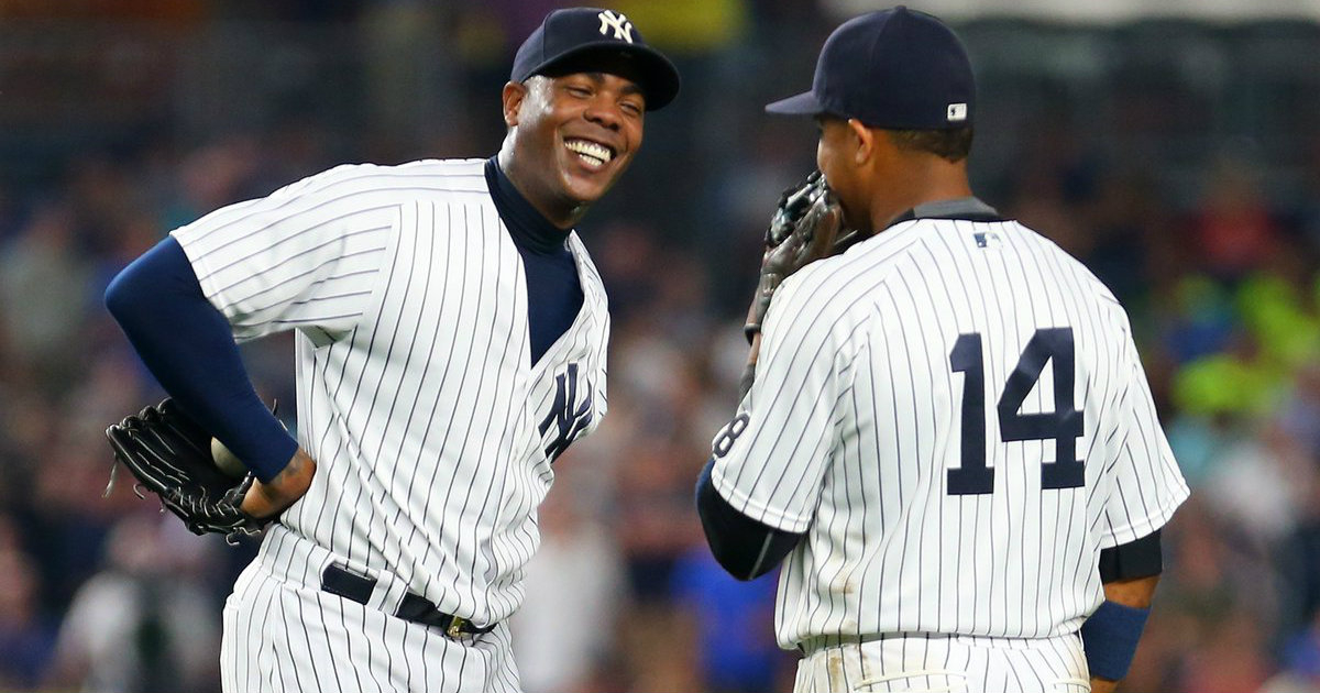 Aroldis Chapman. © Yankees Beisbol / Twitter.