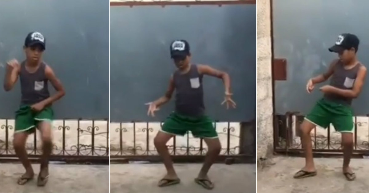 Espectacular: niño cubano bailando © Instagram/iamchriscoronado