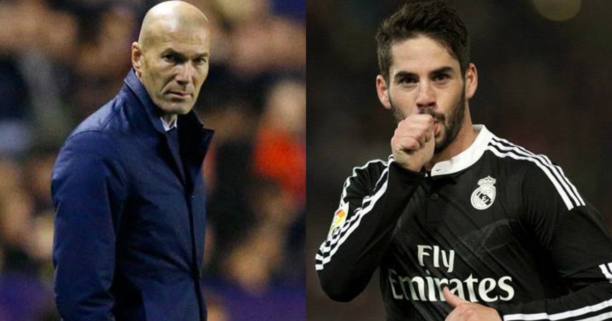 Zidane niega que Isco vaya a dejar el Madrid. © Real Madrid / Arbeloa / Twitter