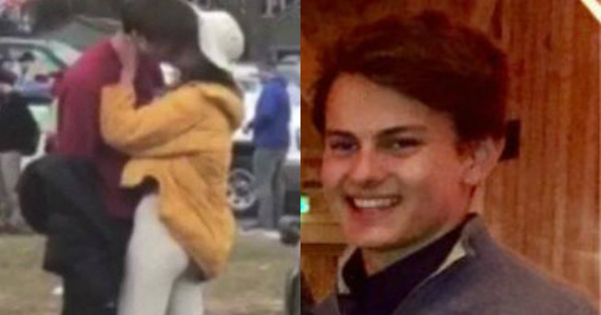 El joven que besó a Malia Obama se llama Rory Farquharson. © Twitter