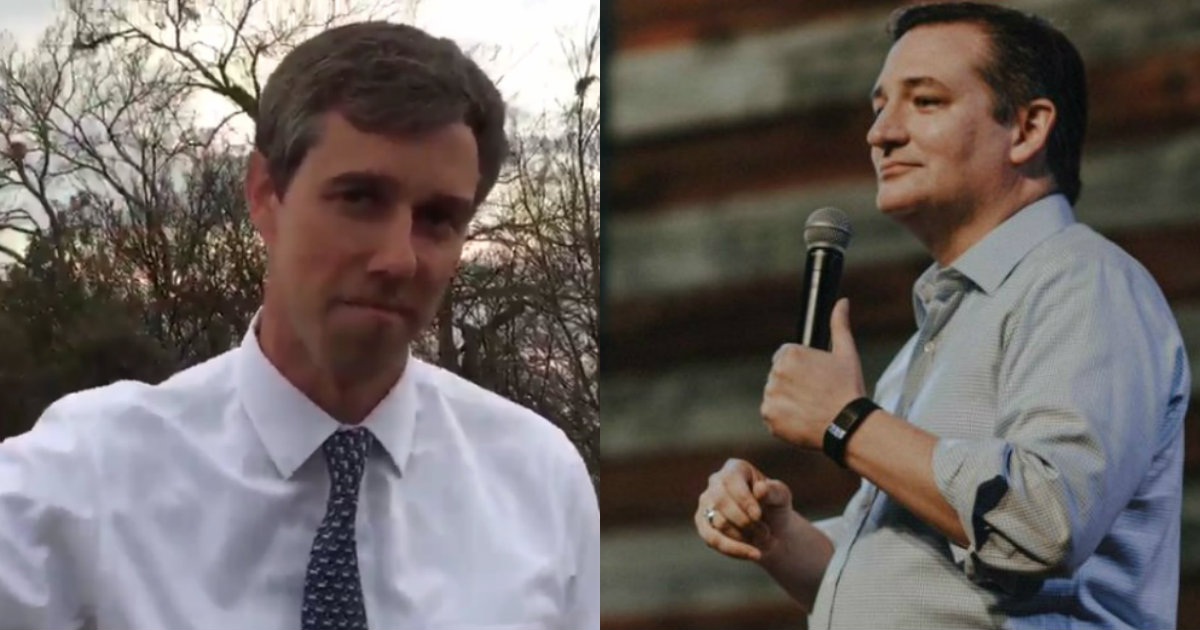 Beto O'Rourke y Ted Cruz. © Beto O'Rourke y Ted Cruz / Twitter