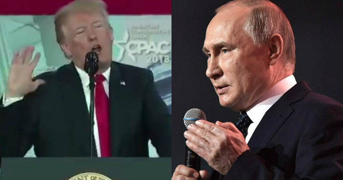 Donald Trump y Vladimir Putin. © Donald Trump / Twitter y Putin / Twitter