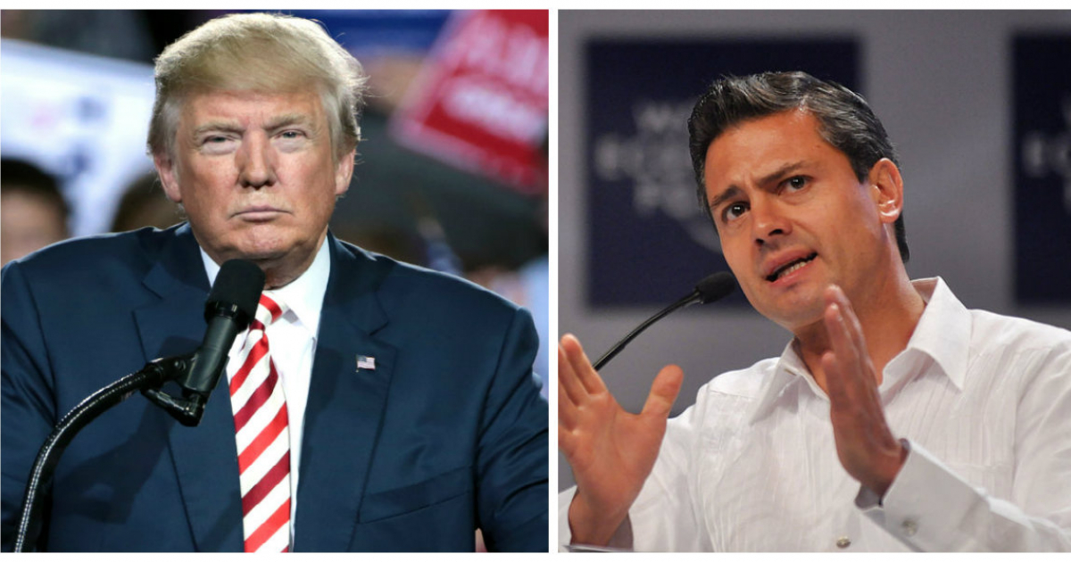 Trump y Peña Nieto © Collage CiberCuba