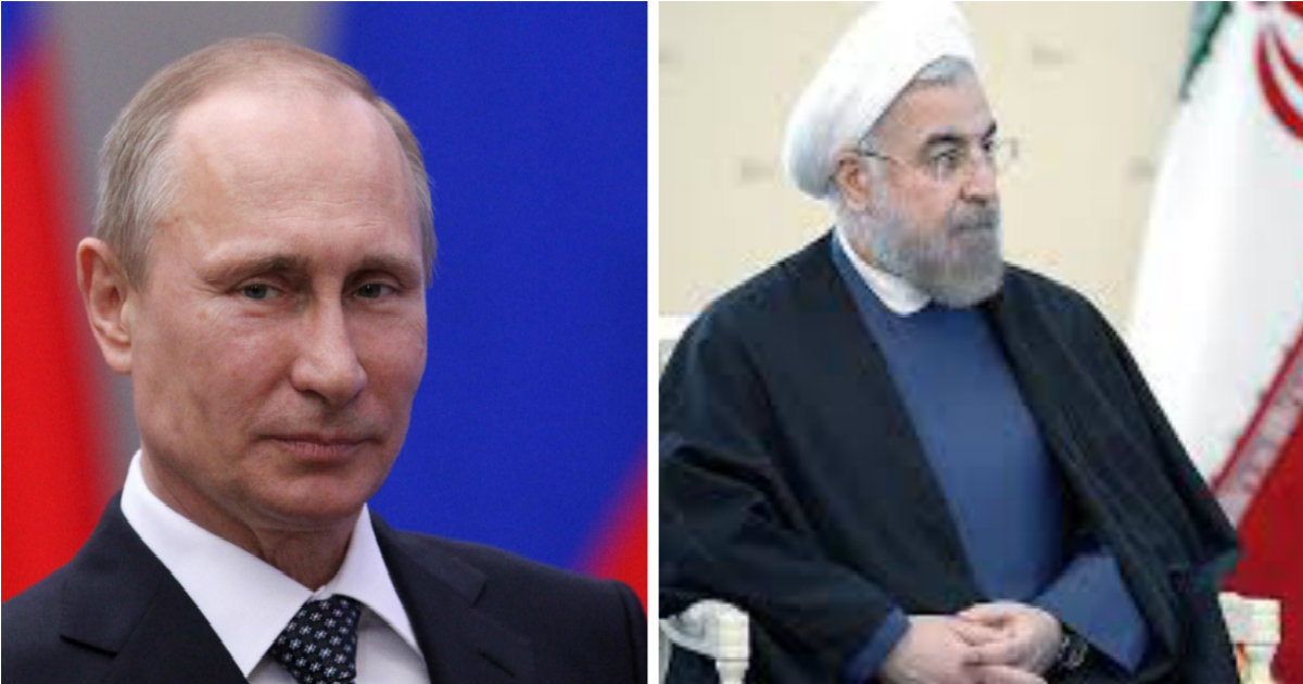 Rusia e Irán sobre el ataque a Siria © Collage CiberCuba