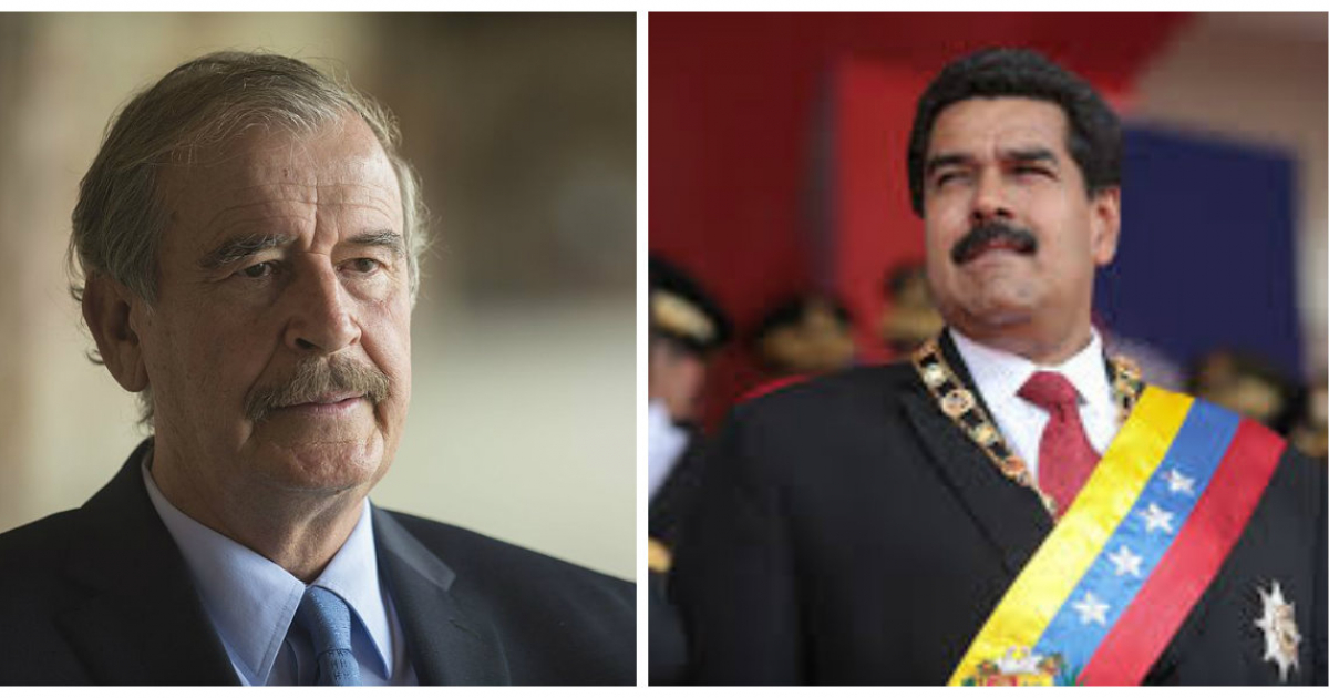 Vicente Fox y Nicolás Maduro © Wikipedia