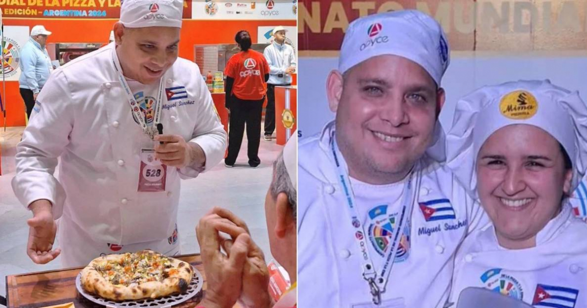 Cubano obtiene segundo lugar en el Mundial de la Pizza en Buenos Aires