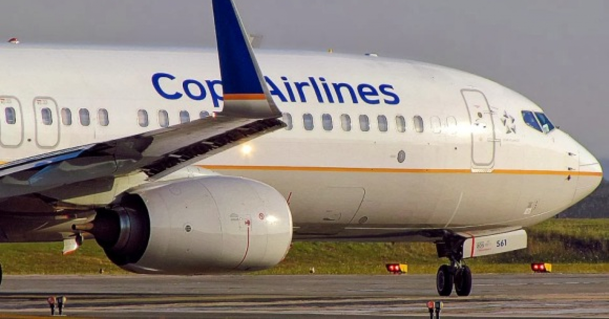 Avión de la aerolínea Copa Airlines en territorio cubano © Cubadebate