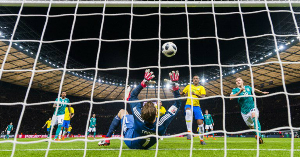 Partido Alemania-Brasil. © Copa Mundial FIFA / Twitter