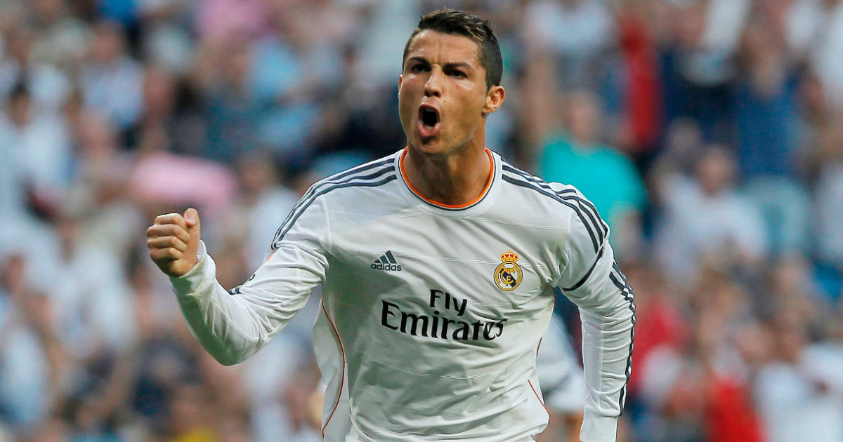 Cristiano Ronaldo celebrando un gol con el Real Madrid © Youtube