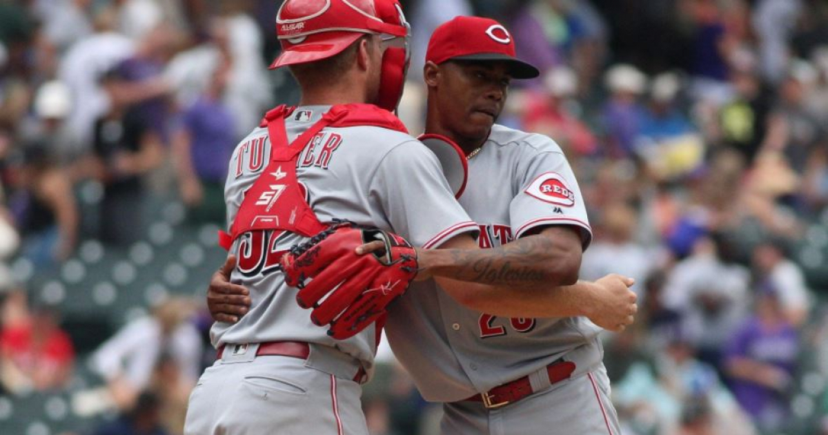 Raisel Iglesias © Cincinatti Reds/Twitter