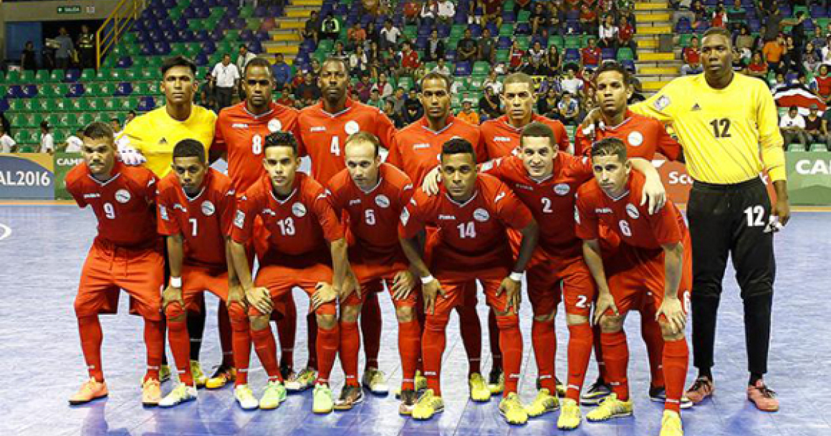 La selección cubana de fútbol sala disputando el Mundial de Colombia © Cadenagramonte