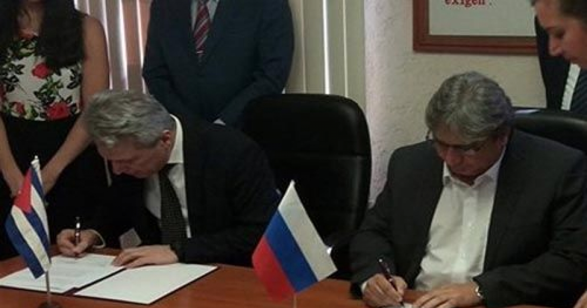 Cuba y Rusia firman acuerdo de colaboración tecnológica © Prensa Latina