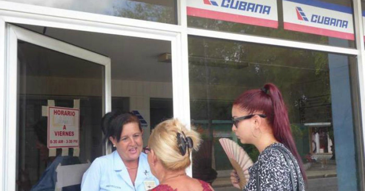Oficina de Cubana de Aviación en Ciego de Ávila © Granma
