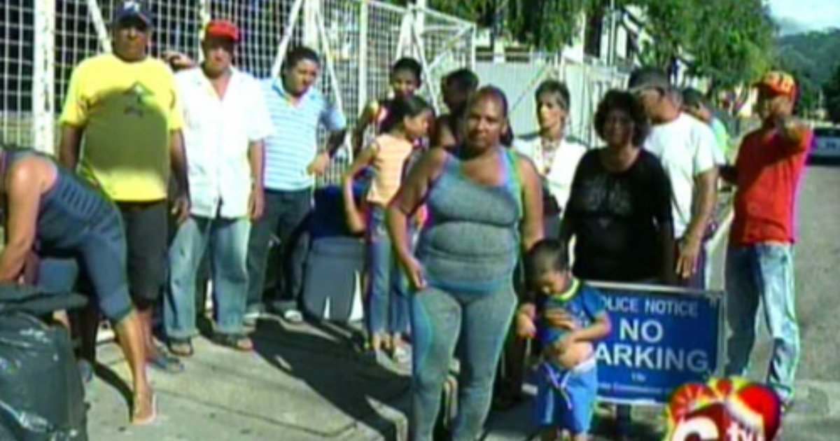 Cubanos varados en Trinidad y Tobago. © ctvtt.com