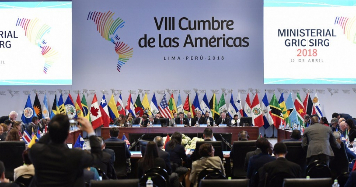 VIII Cumbre de las Américas © Cumbre Américas OEA/ Twitter
