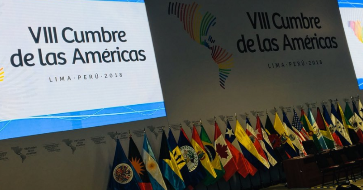 Cumbre de las Américas © Twitter @CumbreAmericas